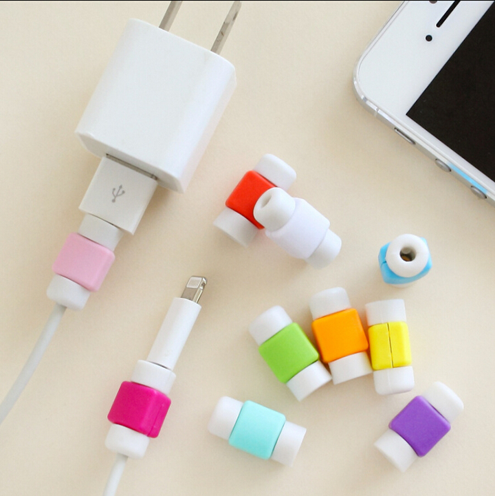 韓國彩色蘋果數據線保護套 iphone6splus/5s數據線防斷接頭線套