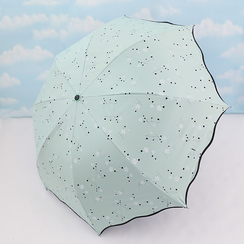 防曬遮陽傘防紫外線女晴雨兩用雨傘韓國小清新三折傘太陽防曬學生